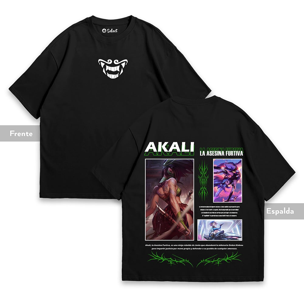 Camiseta Akali - Rogue Assassin