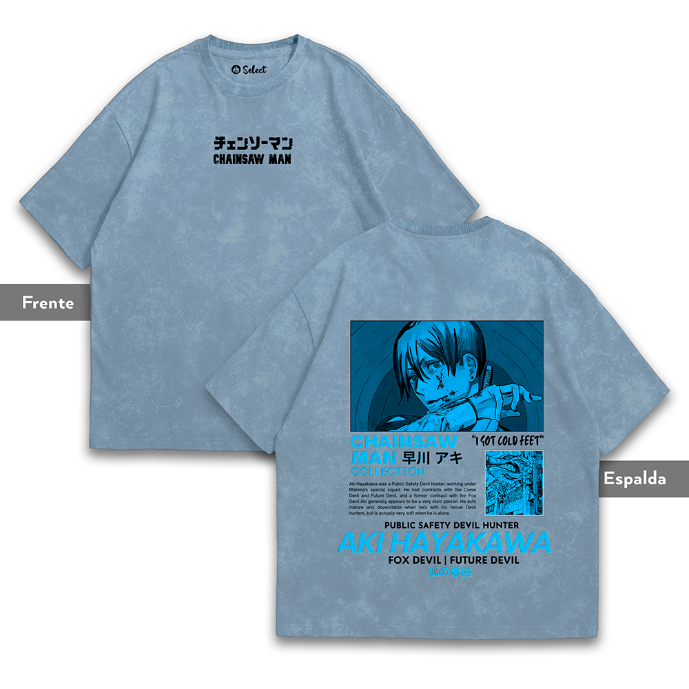 Camiseta Aki Hayakawa Fox Blue