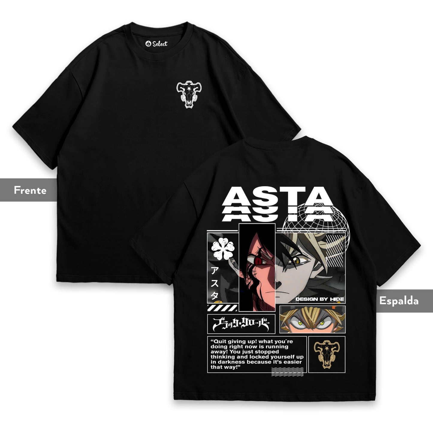 Camiseta Asta Black Clover