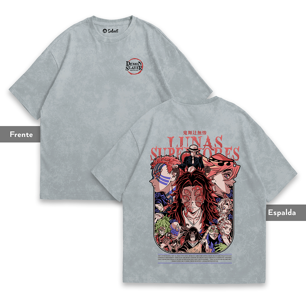Camiseta Lunas Superiores Kimetsu No Yaiba