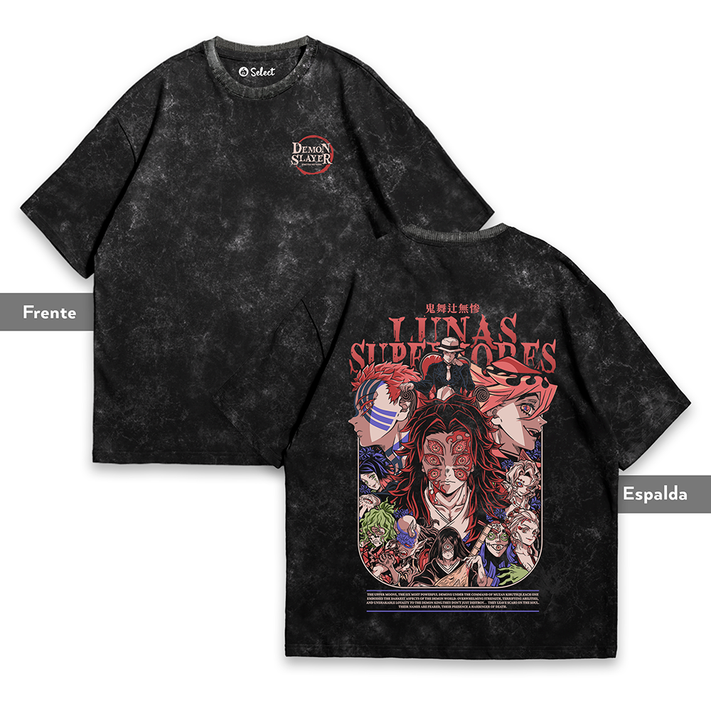 Camiseta Lunas Superiores Kimetsu No Yaiba