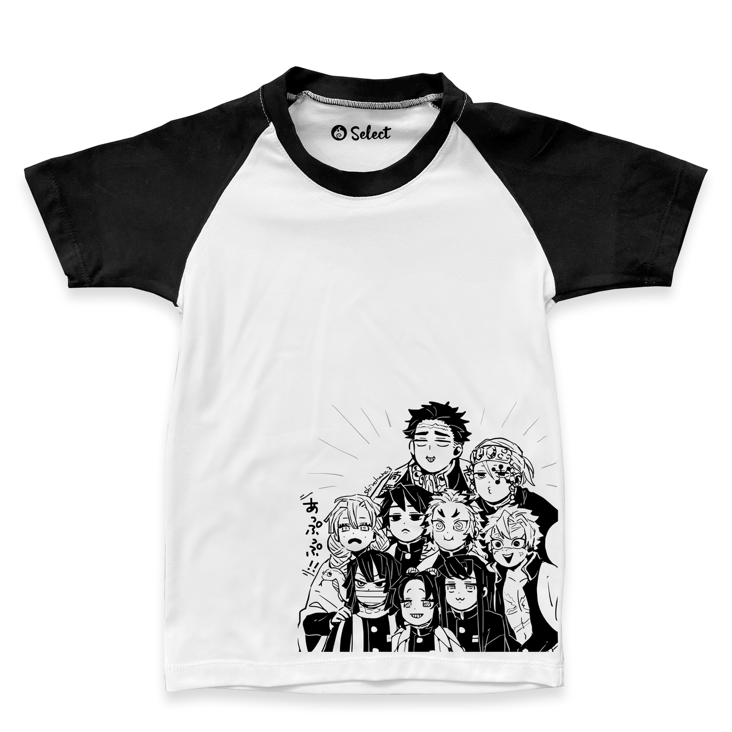Camiseta Demon Slayer pilares Manga Ranglan Niño