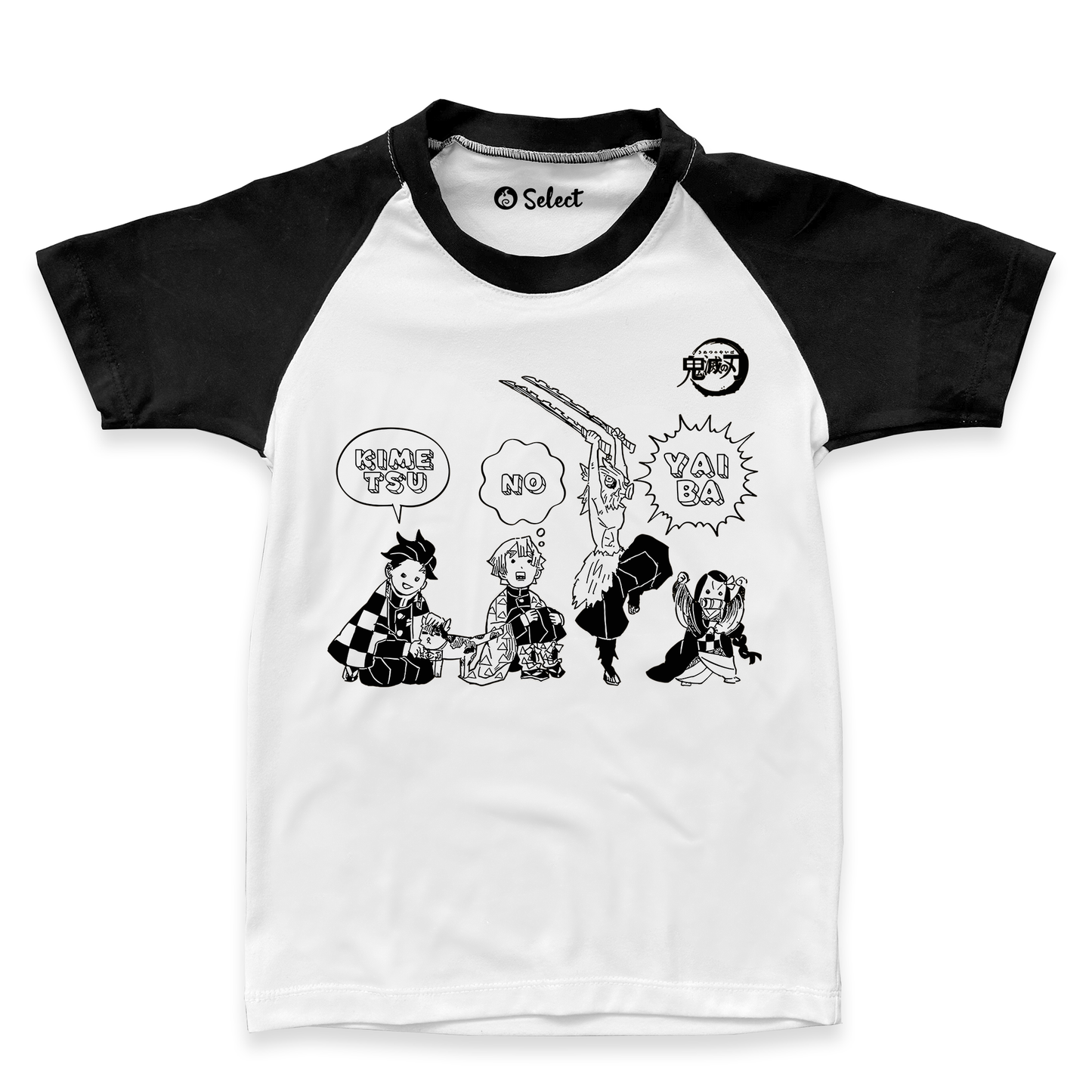 Camiseta Demon Slayer Draw Manga Ranglan Niño