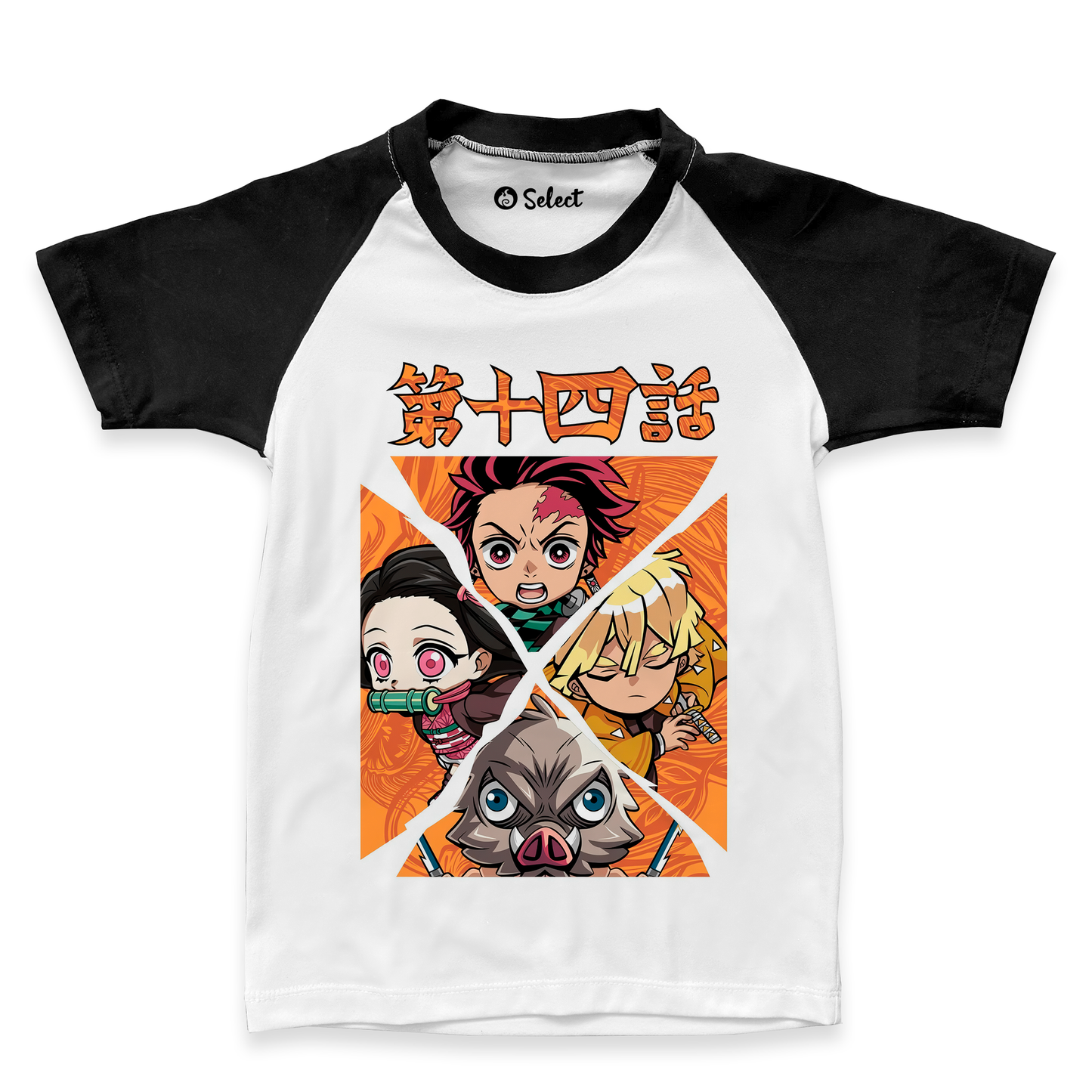 Camiseta Demon Slayer kids Manga Ranglan Niño