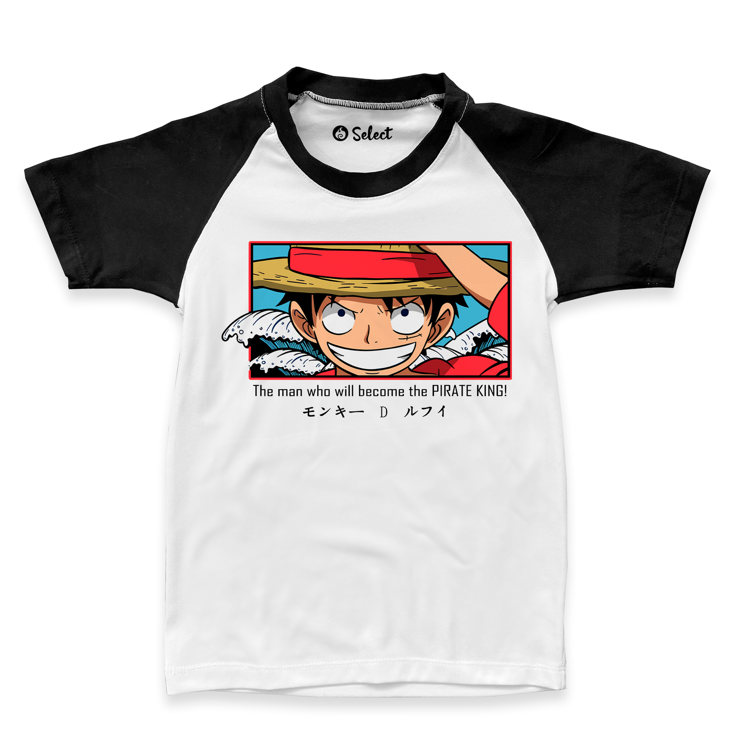 Camiseta One piece Luffy Manga Ranglan Niño