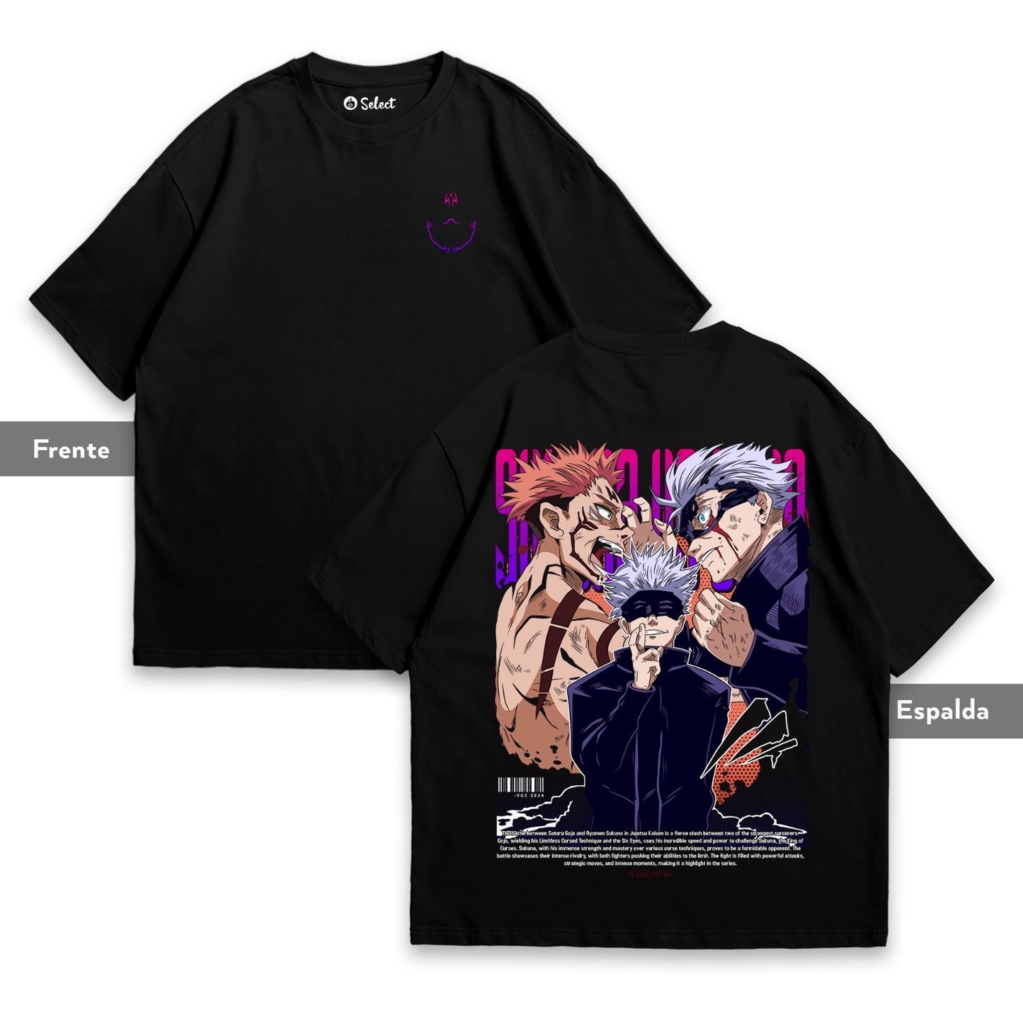 Camisa Sukuna - Gojo