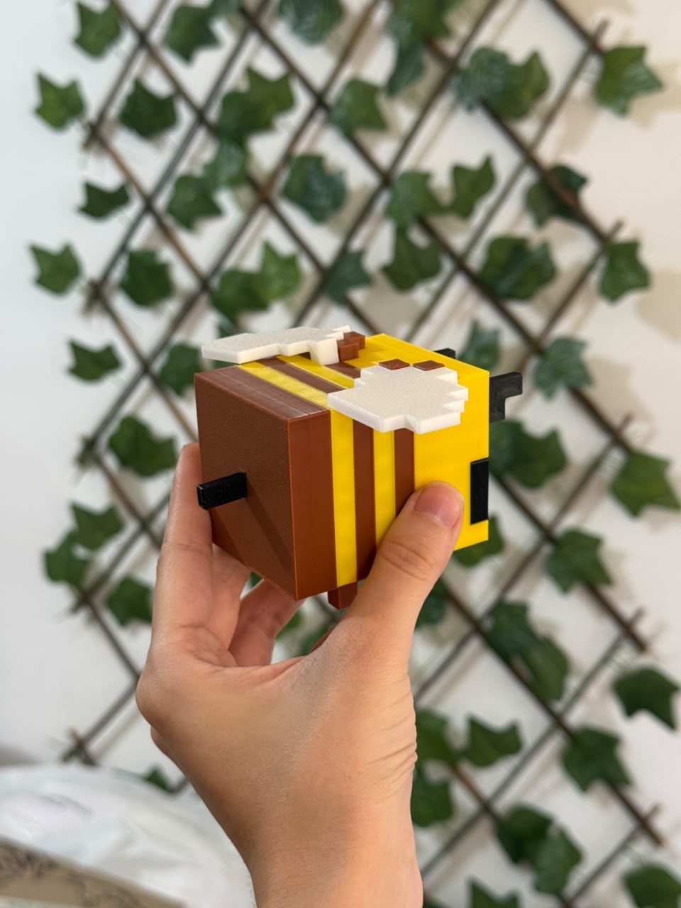 Abeja Minecraft figura 3D