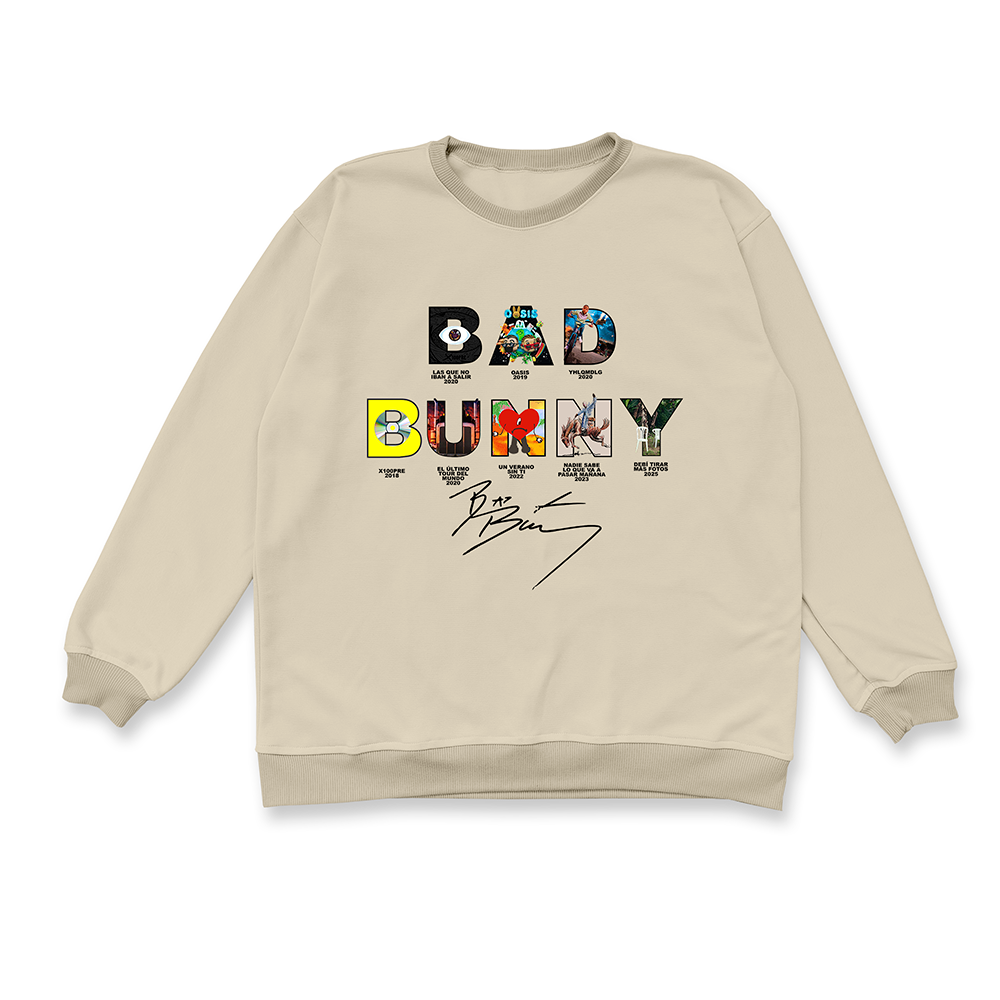 Buzo sin capota Bad Bunny