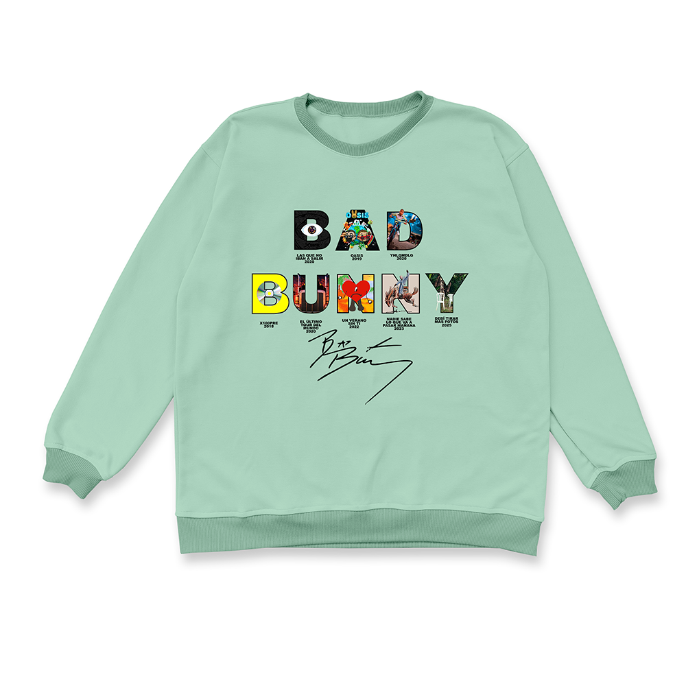 Buzo sin capota Bad Bunny