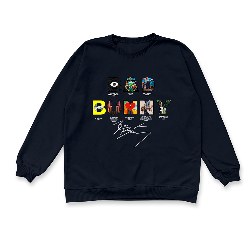 Buzo sin capota Bad Bunny