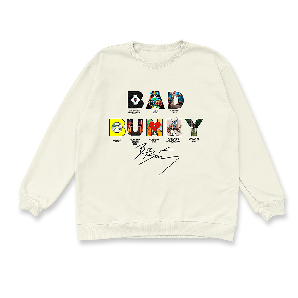 Buzo sin capota Bad Bunny