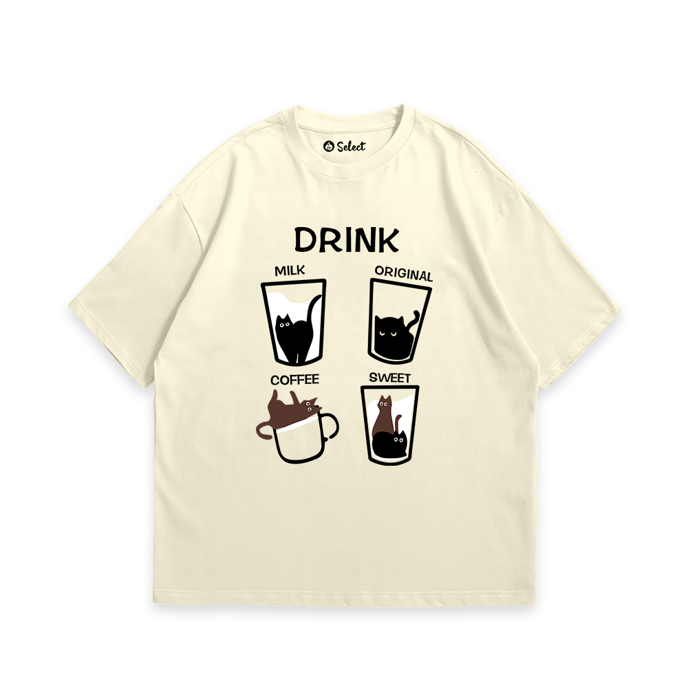 Camiseta Cat Drink