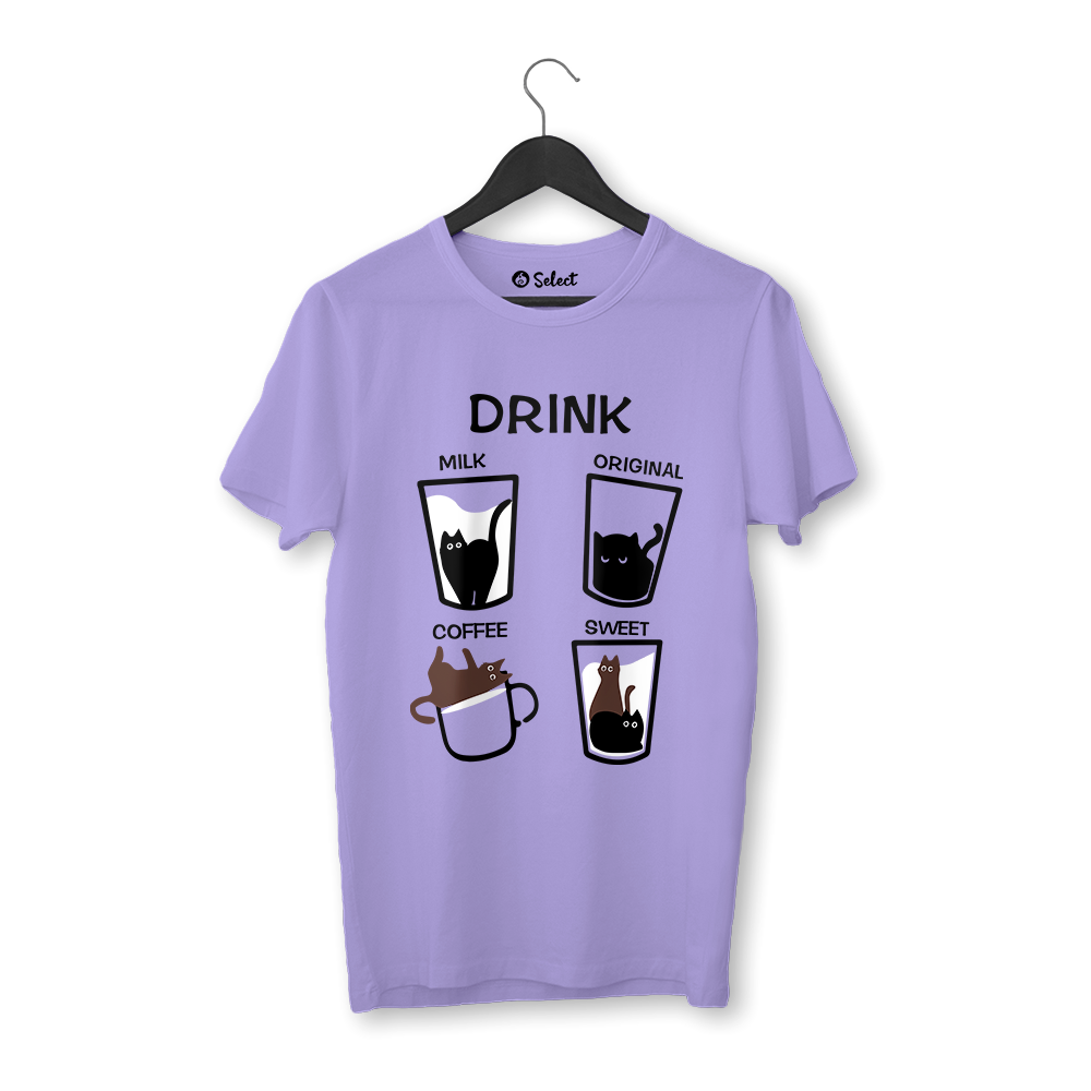 Camiseta Cat Drink