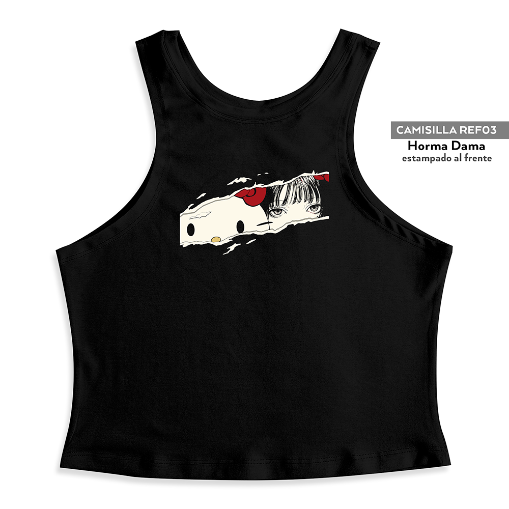 Camisilla Crop top Hello Kitty