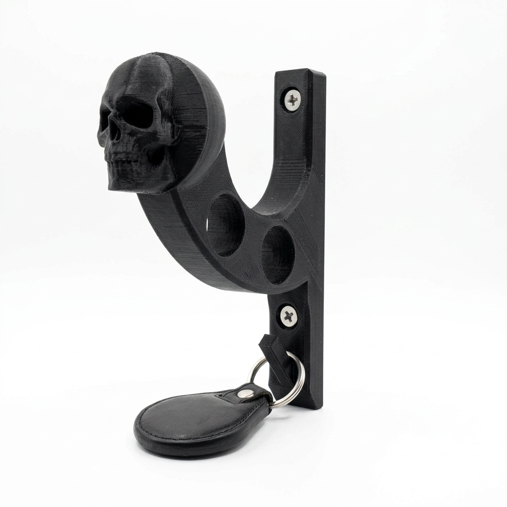 Soporte Casco Calavera Figura 3D