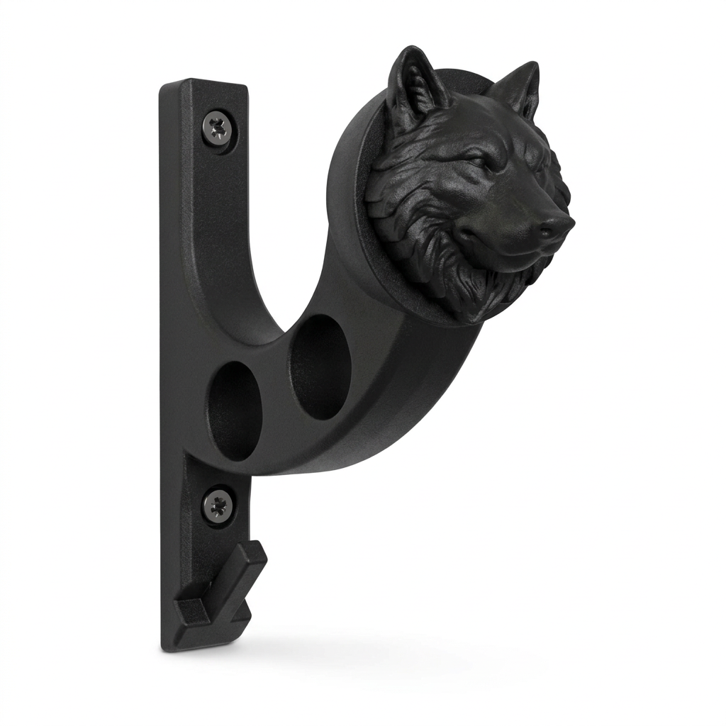 Soporte Casco Lobo Figura 3D