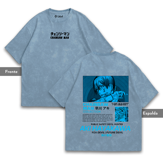 Camiseta Aki Hayakawa Fox Blue