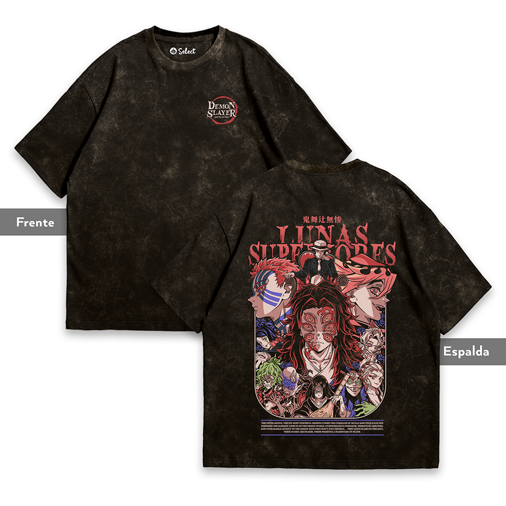 Camiseta Lunas Superiores Kimetsu No Yaiba