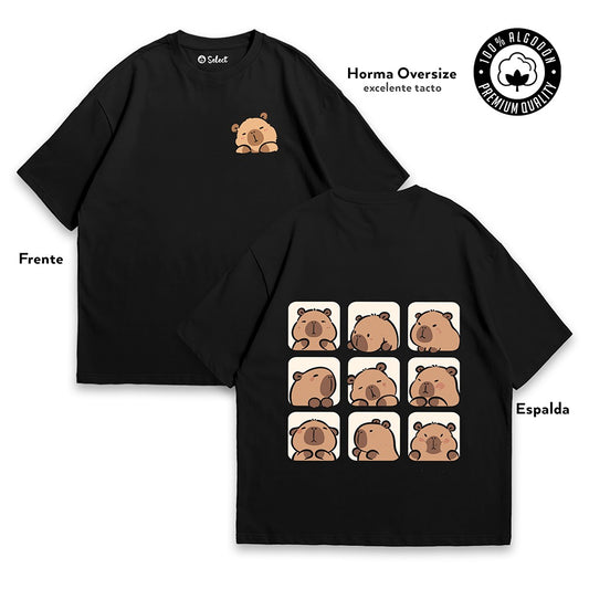 Camiseta capybara chibi