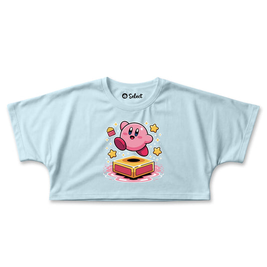 Crop Top Cute Gamer Kirby