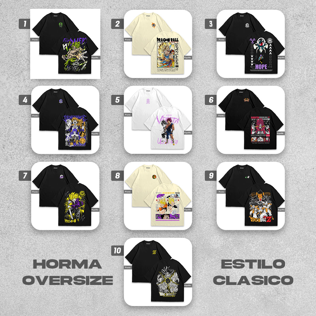 🔥 Edición Exclusiva: Dragon Ball Box Pack 🔥 (Camisetas)