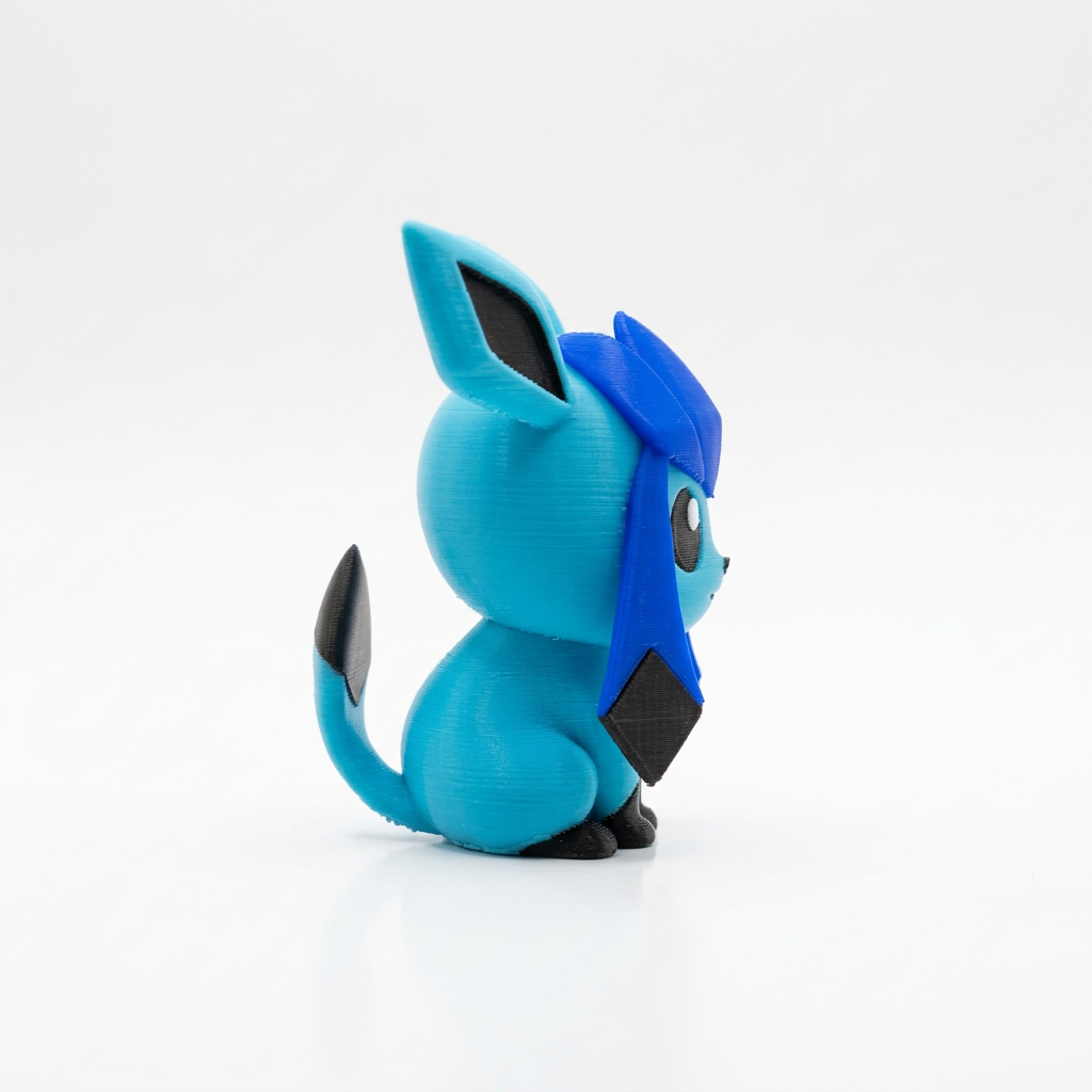 Glaceon Pokemon Figura 3D