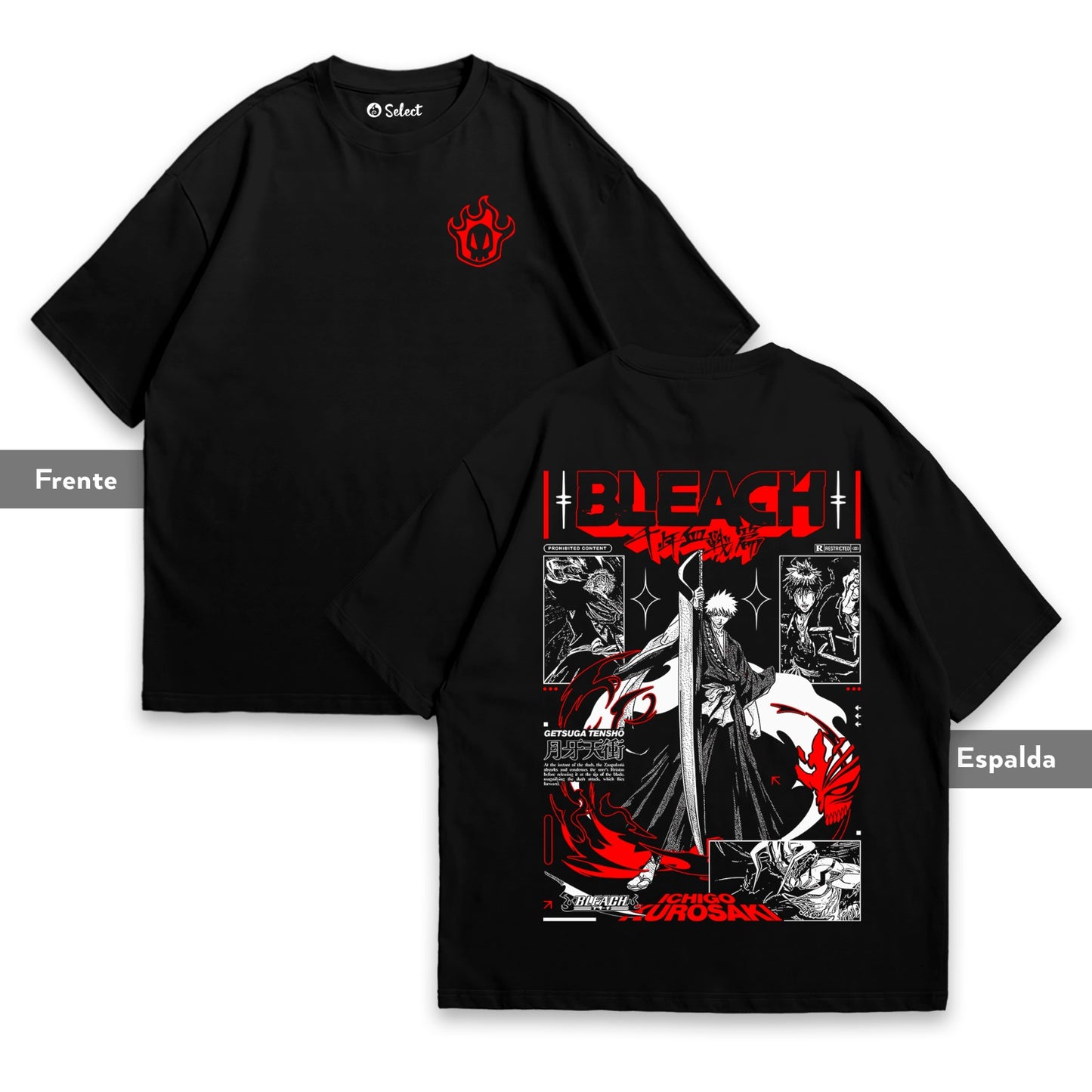 Camiseta Ichigo skull