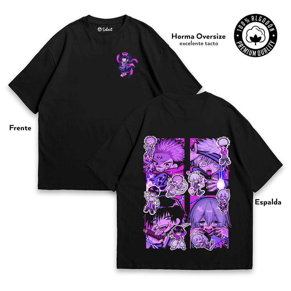 Camiseta Jujutsu Kaisen Chibi