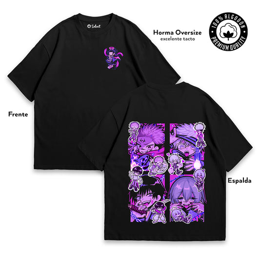 Camiseta Jujutsu Kaisen Chibi