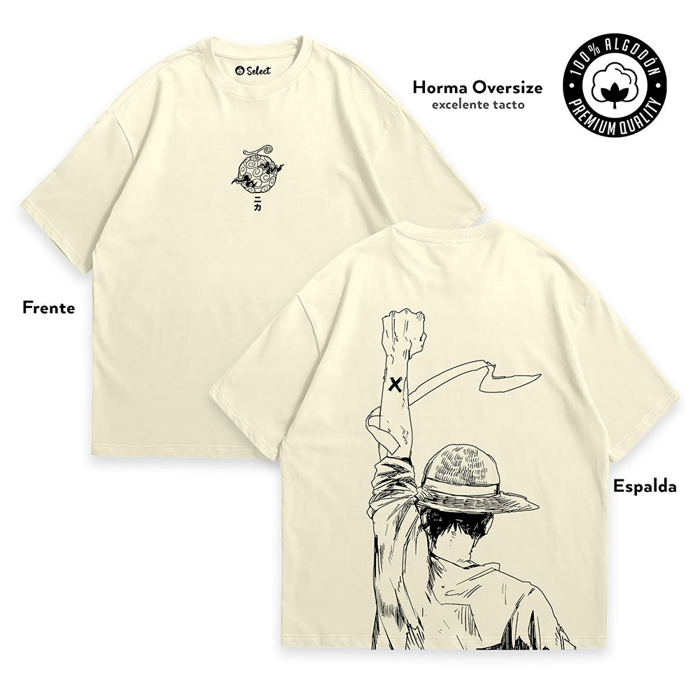 Camiseta Luffy · Fist of Freedom