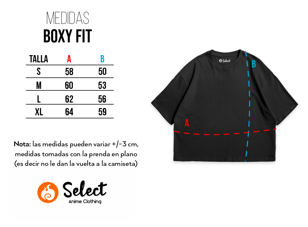 Camiseta Sukuna Boxy Fit