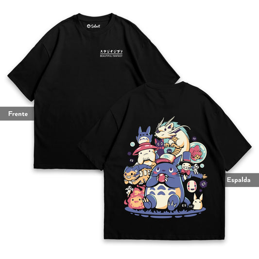 Camisa Studio Ghibli Chibi