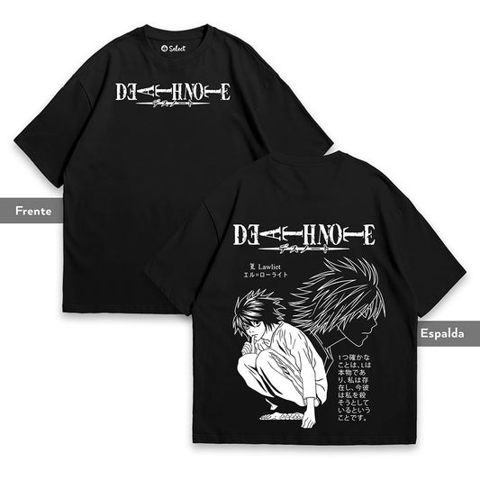 Camiseta L Lawliet Manga Death Note