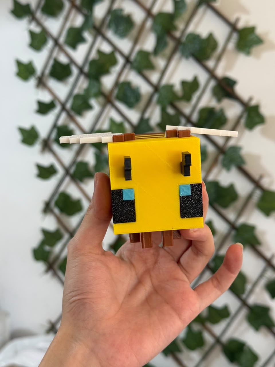 Abeja Minecraft figura 3D
