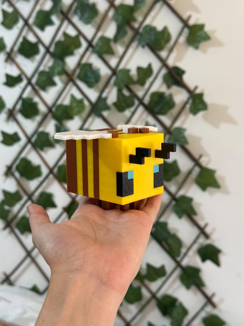 Abeja Minecraft figura 3D