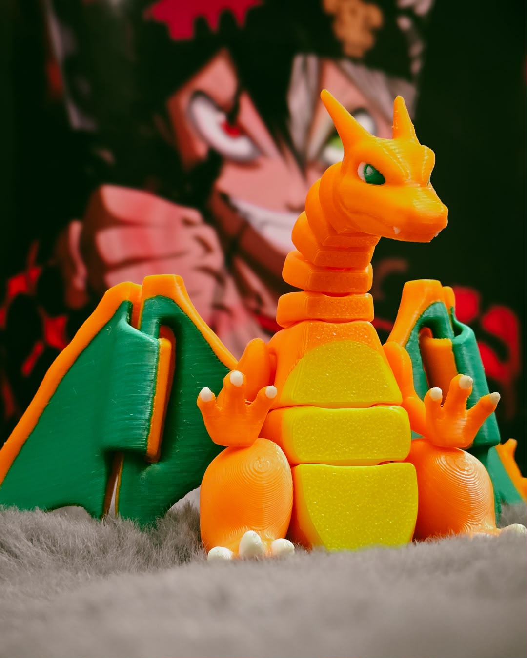 Charizard Pokemon Articulado figura 3D