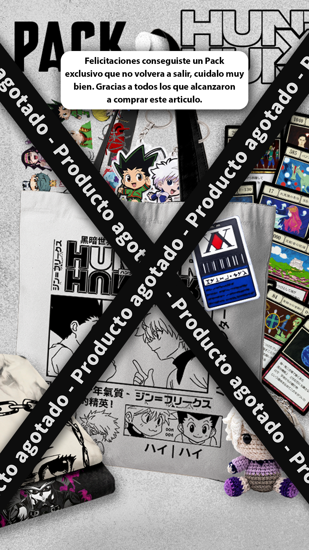 Edición Exclusiva: HUNTER X HUNTER TOTE PACK