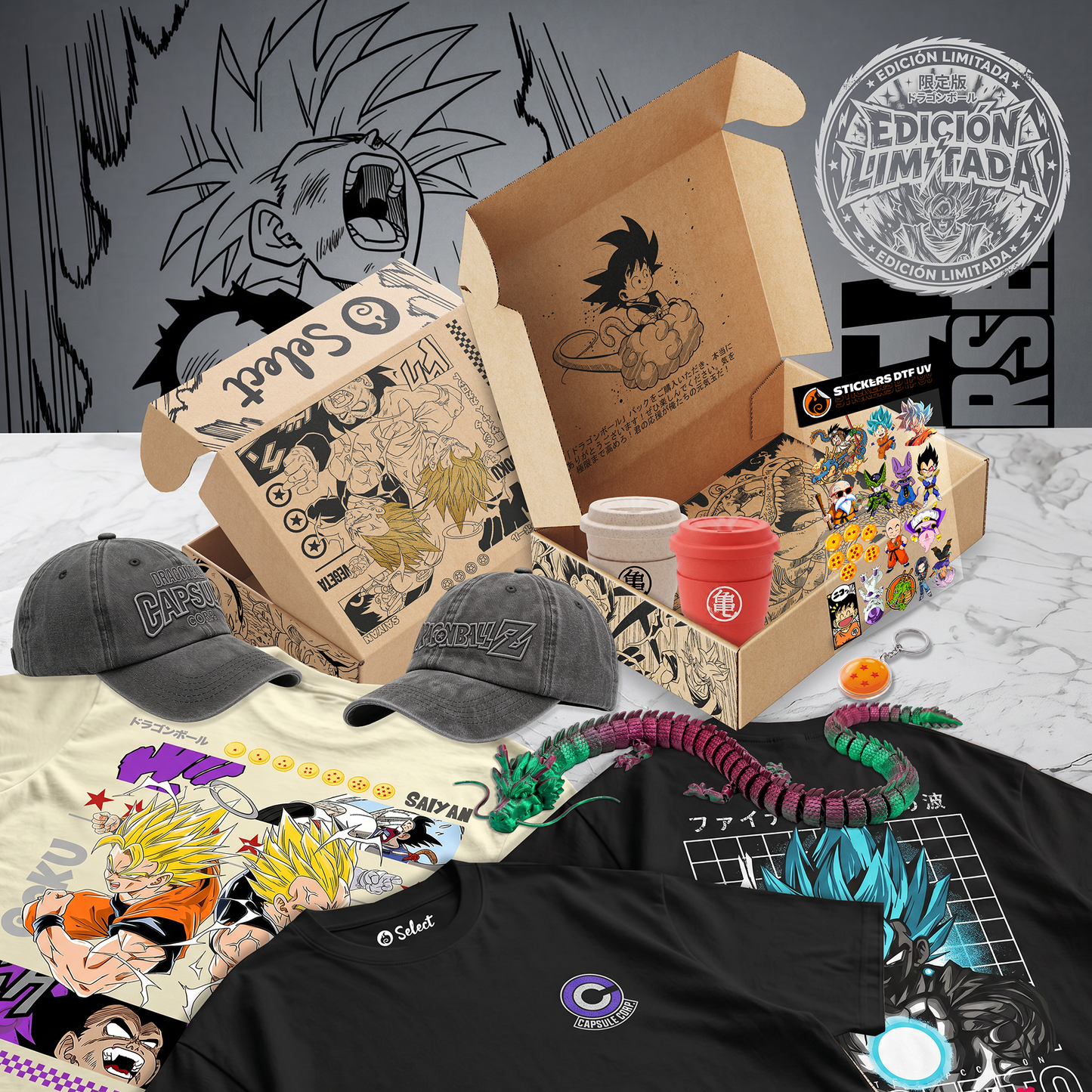 🔥 Edición Exclusiva: Dragon Ball Box Pack 🔥 (Camisetas)