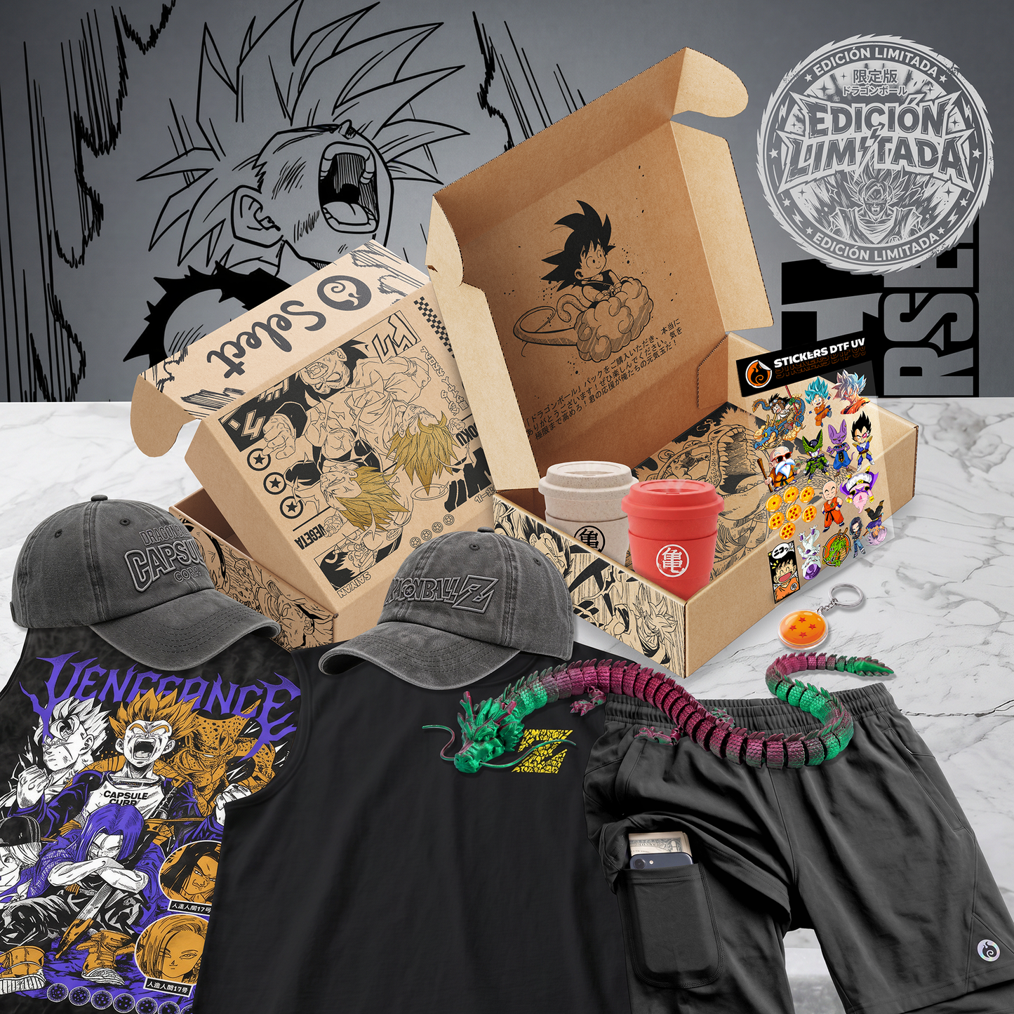 🔥 Edición Exclusiva: Dragon Ball Box Pack 🔥 (Camisillas)