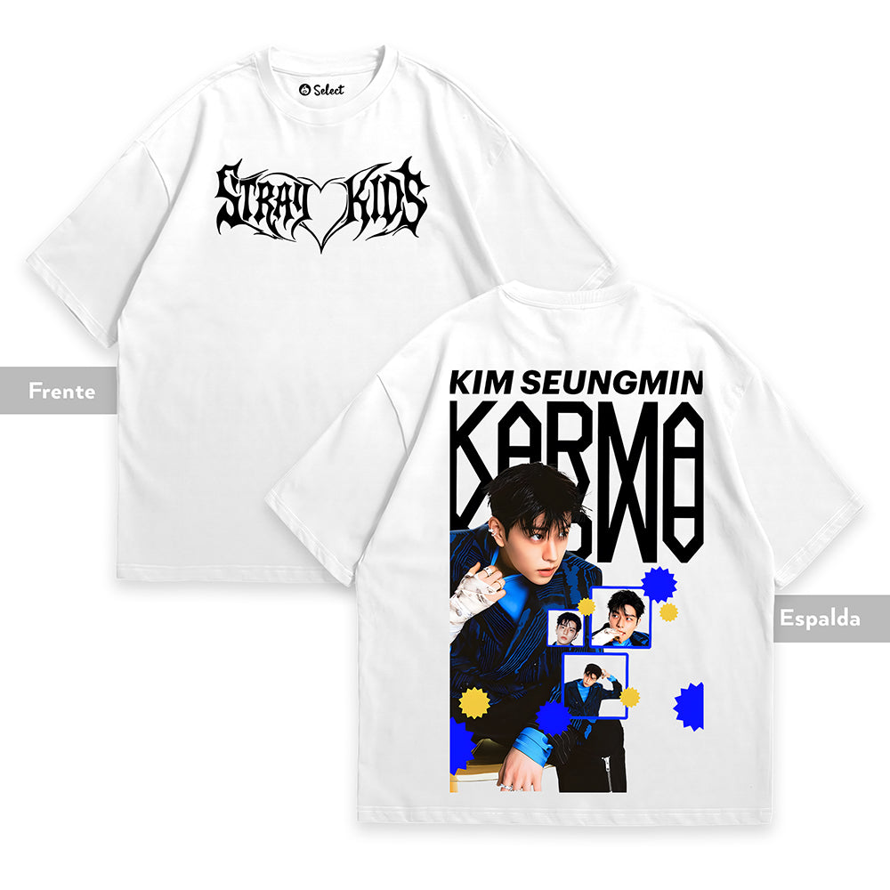Camiseta Stray Kids "Karma" - Kim Seungmin