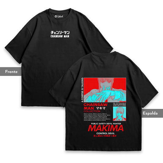 Camiseta Makima - Dominio Carmesí