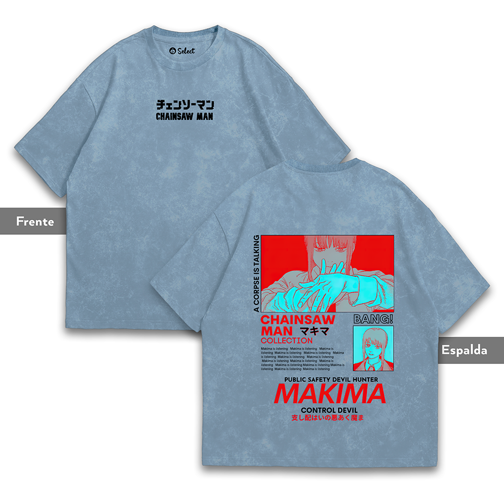 Camiseta Makima - Dominio Carmesí