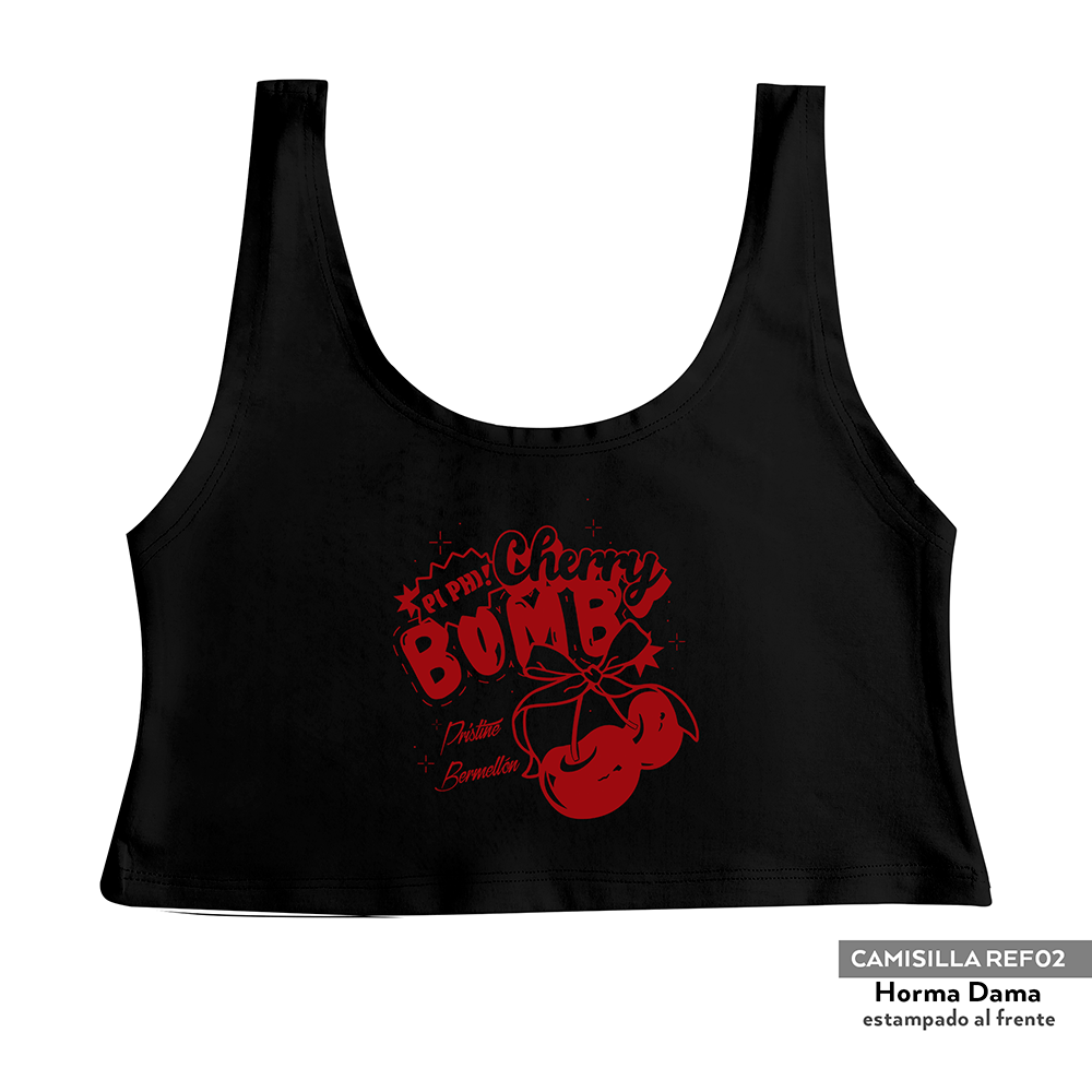 Camisilla Crop top Cereza
