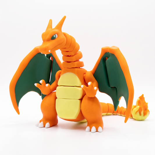 Charizard Pokemon Articulado figura 3D