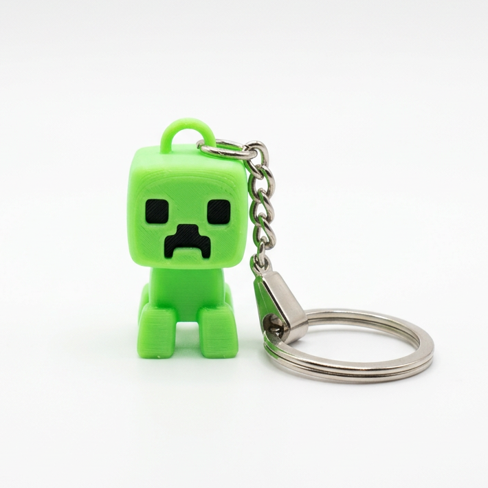Minecraft Creeper figura 3D Llavero