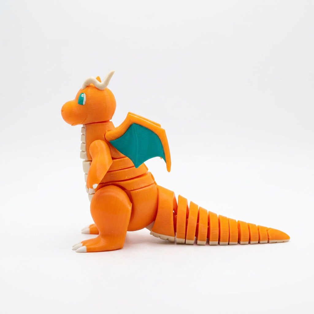 Dragonite Articulado figura 3D