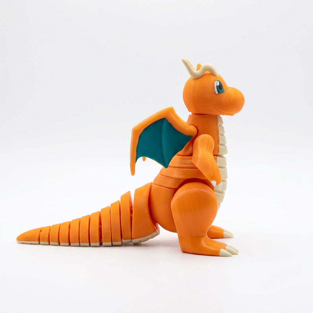 Dragonite Articulado figura 3D