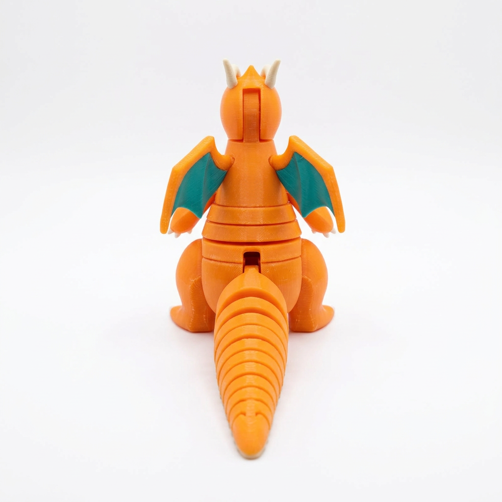 Dragonite Articulado figura 3D