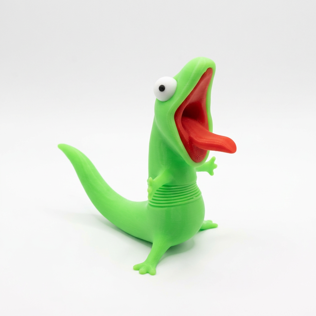 Lagartija articulada movil Figura 3D