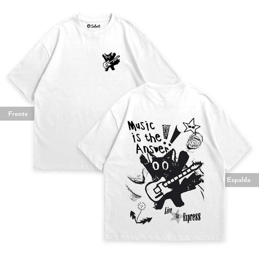 Camiseta Music Is The Answer - Neko